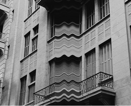 Snowy mountain peaks